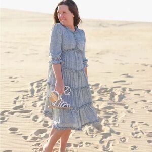 Dainty Jewells Blue Midi Dress